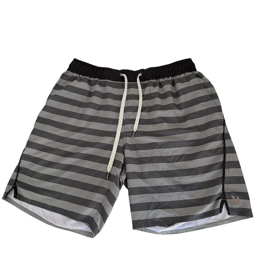 Vuori Men Striped Swim Trunks‎ Lined Size Medium